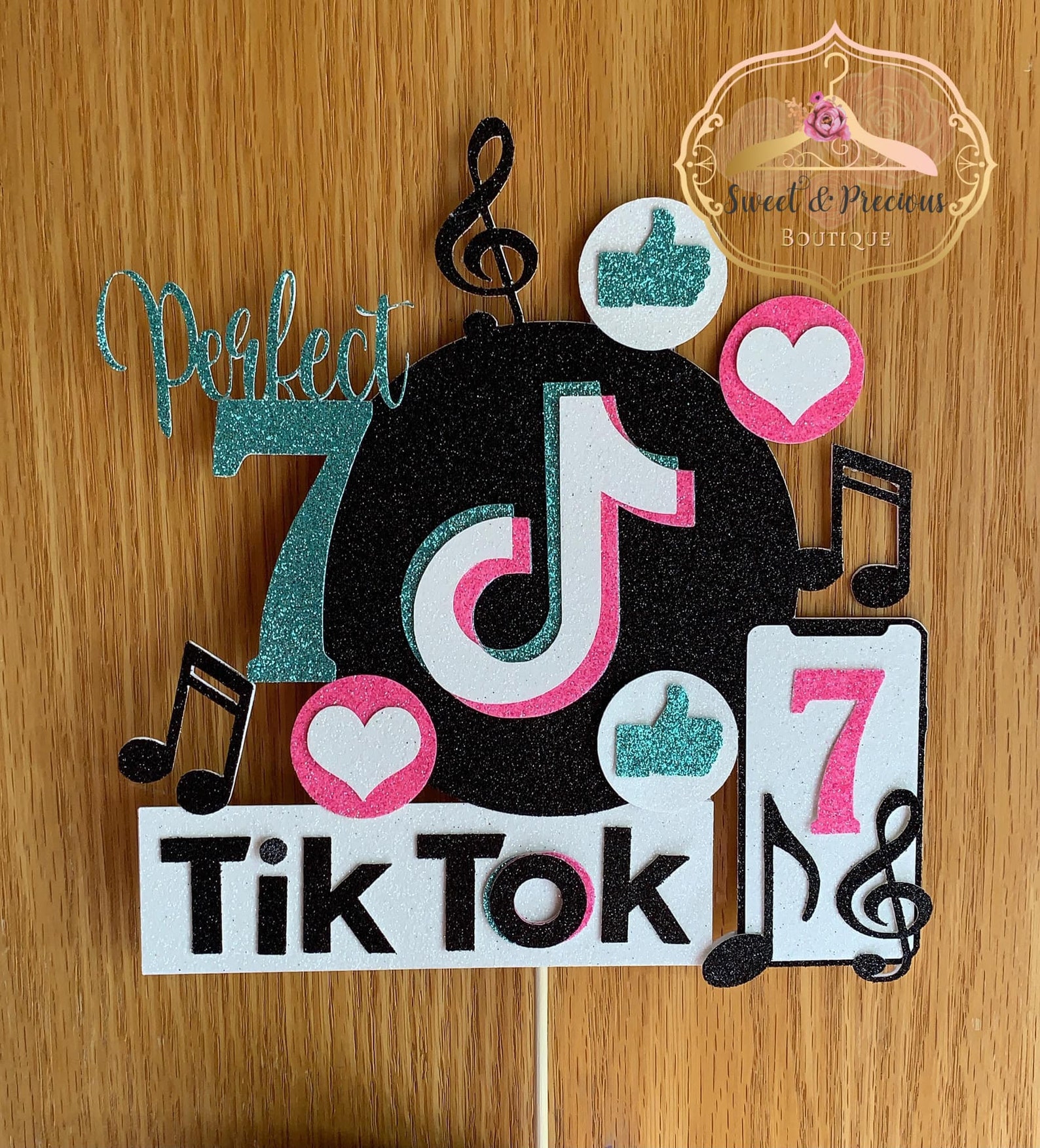 Custom Tik Tok Cake Topper/ Personalized Social Media Etsy