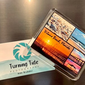 Vilano Beach Photo Magnet