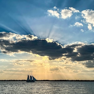 St. Augustine, Florida, Freedom and Rays of Sunshine - Fine Art Print
