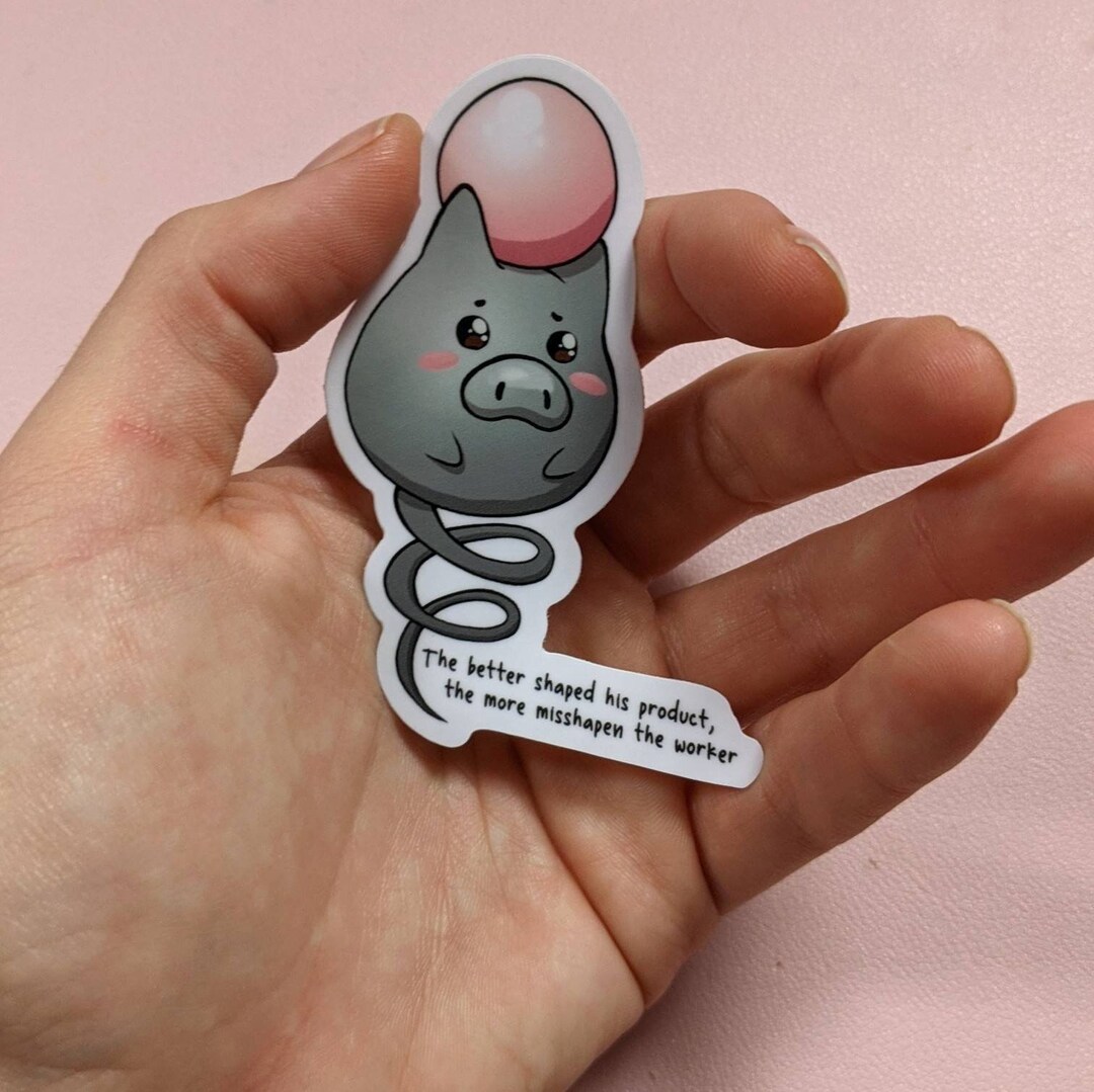 Spring Pig Communist Monster With Problems 3 Waterproof - Etsy Australia