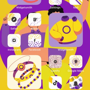 Intersex Pride iPhone Icon Pack iOS