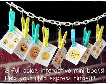 Autism, Special Needs, Feelings and Emotions Mini Books Anger Management