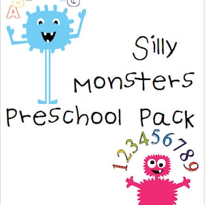 Preschool Printable Worksheets and Activities Alphabet, Numbers and Shapes