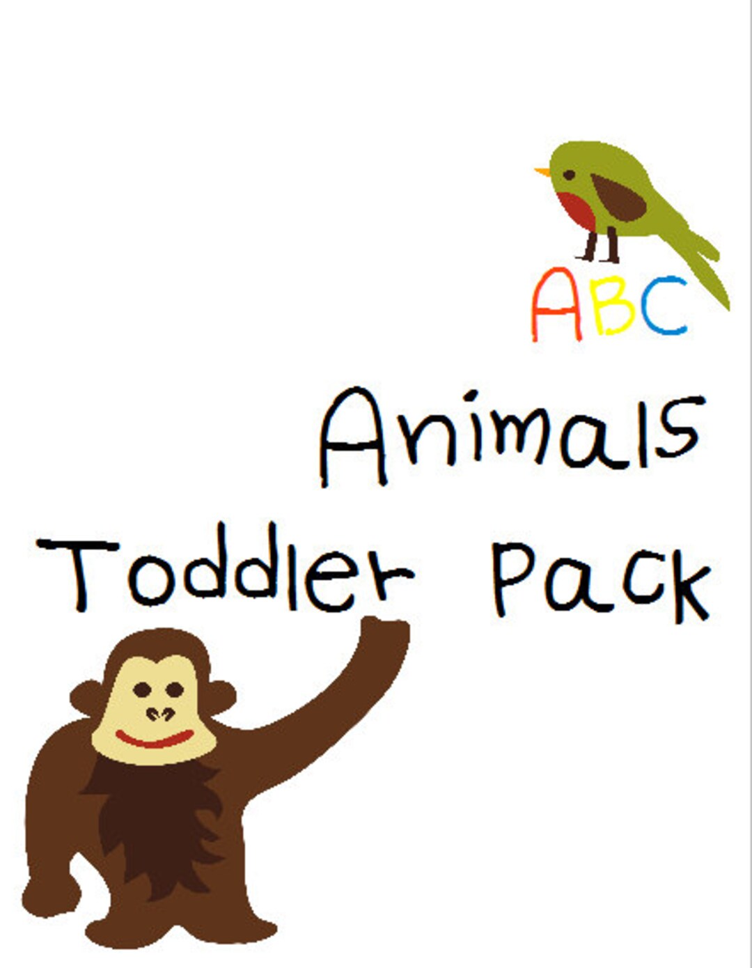 Printable Preschool Worksheets Alphabet Numbers and Shapes - Etsy