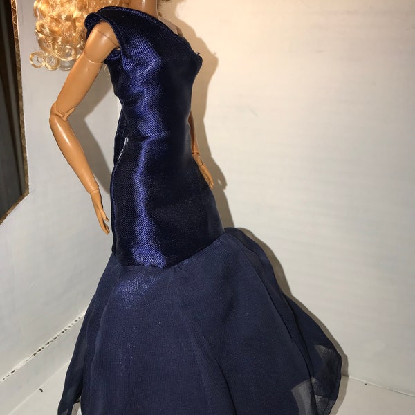 Navy Barbie Gown