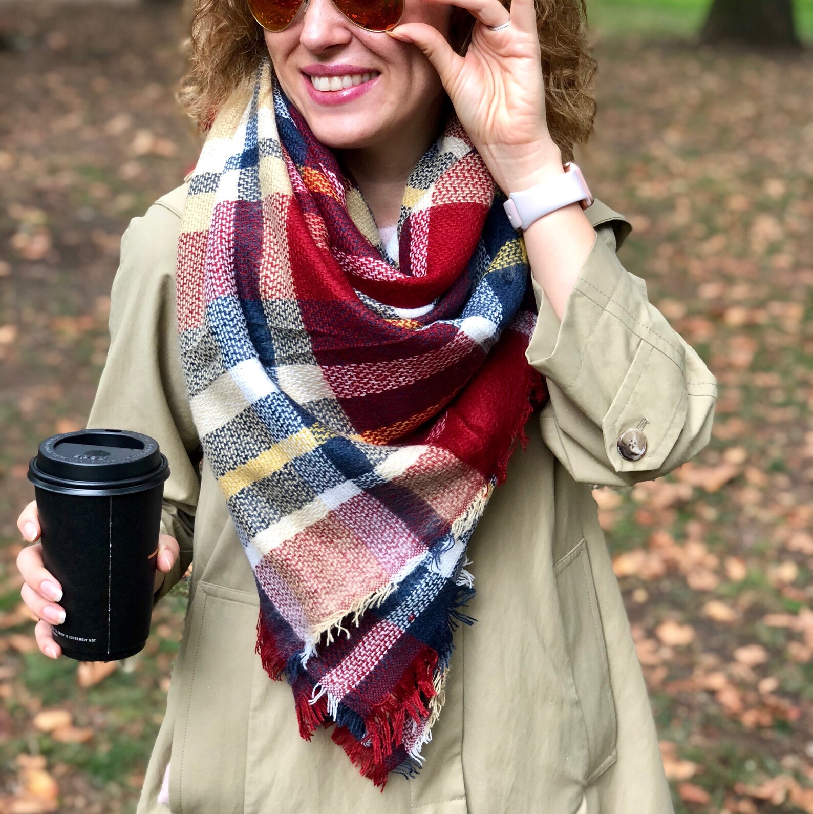 Plaid Scarf Women Fashion Large Plaid Scarf Winter Plaid Etsy