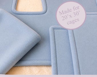20x30 Cage Fleece Liner Set | Yaheetech, PawHut, Tucker Murphy, Mcage & Feisty Ferret | Washable Small Animal Bedding