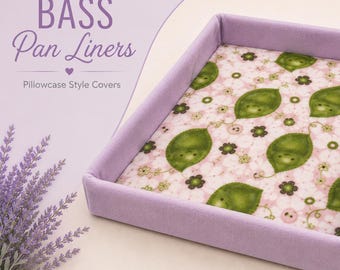BASS Pan Fleece Liners | Pillowcase Style Covers for Bass Equipment Pans