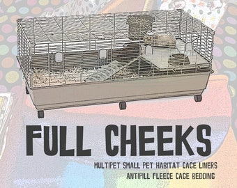 Full Cheeks Multi-Pet Small Pet Habitat cage liners and pads