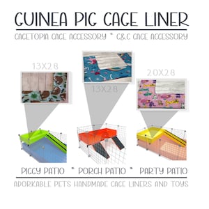 Porch Patio Piggy Patio Party Patio Anti-pill Fleece cage liners for your guinea Pigs Habitat