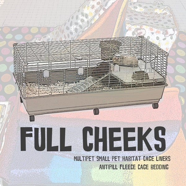 Full Cheeks Multi-Pet Small Pet Habitat cage liners and pads