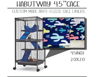 HABUTWAY 45inch Cage liners, WARE Cage Liners, YAHEETE