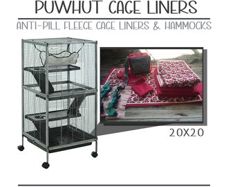 Anti-pill Fleece Cage liners 20x20" models Pawhut Yaheetech Prevue Marshalls