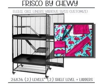 Frisco Chewy Fleece cage liners - Customize - Made to Order