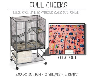 City Loft Fleece Cage Liners: Exotic Pet Bedding