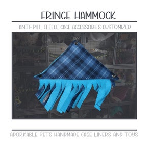 Fringe Hammock | Corner Hide | Cage Level