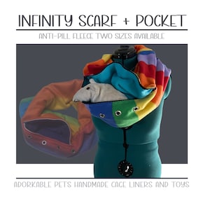 Infinity scarf with hidden pocket Bonding Pouch Scarf