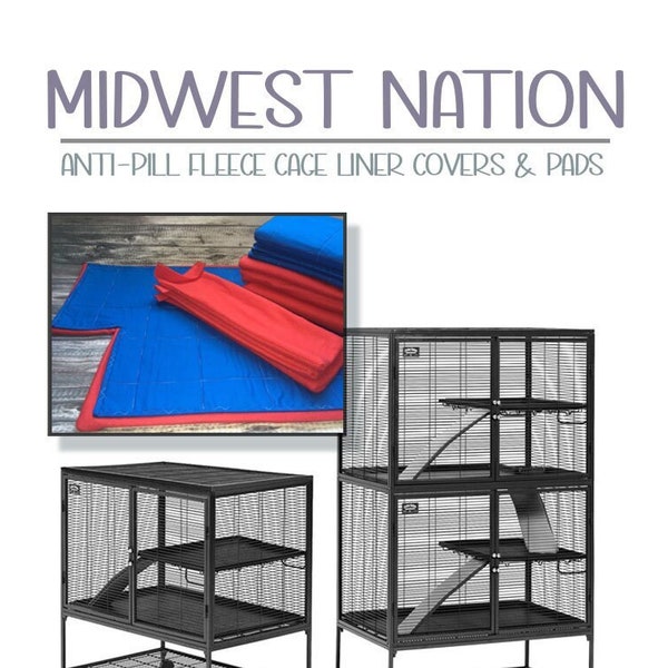 Midwest Ferret Critter Nation Drop in thick fleece liners for cage