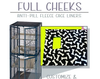 Full Cheeks Cage Liners | Small animal cage liners | Anti-pill Fleece