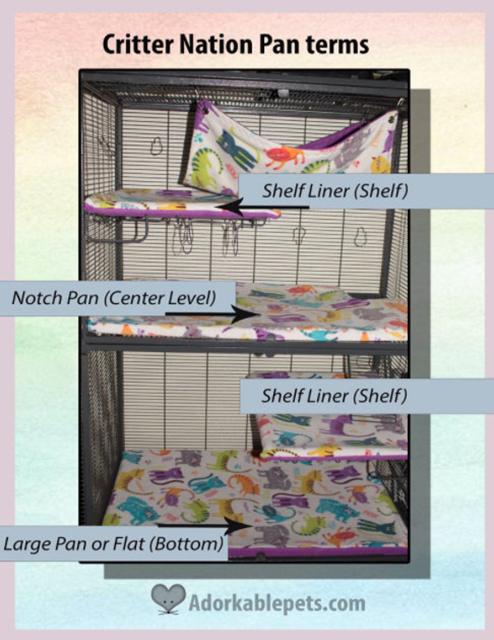 Bass Pillowcase Liner Cover Critter Nation Pan Replacement Etsy