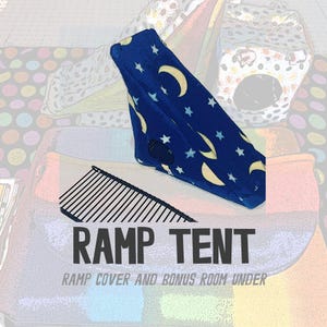 Ramp Cover + Hideout Critter Ferret nation cages Rats and Ferret love this Original made Ramp Tent Exotic Pet supply sleep under the stairs