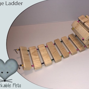 Kiln Dried Pine Ladder with wood beads | 6inch wood planks, by the foot