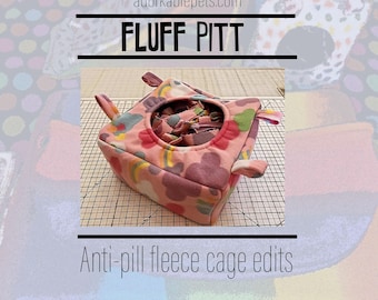 Fleece fluff-pit hanging bed small animal pet cage accessories