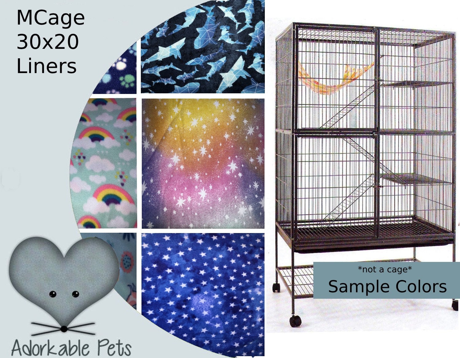 Cage Liners mcage 20x30 Large 3 Level Cage Liners Customize and Choose  Options 
