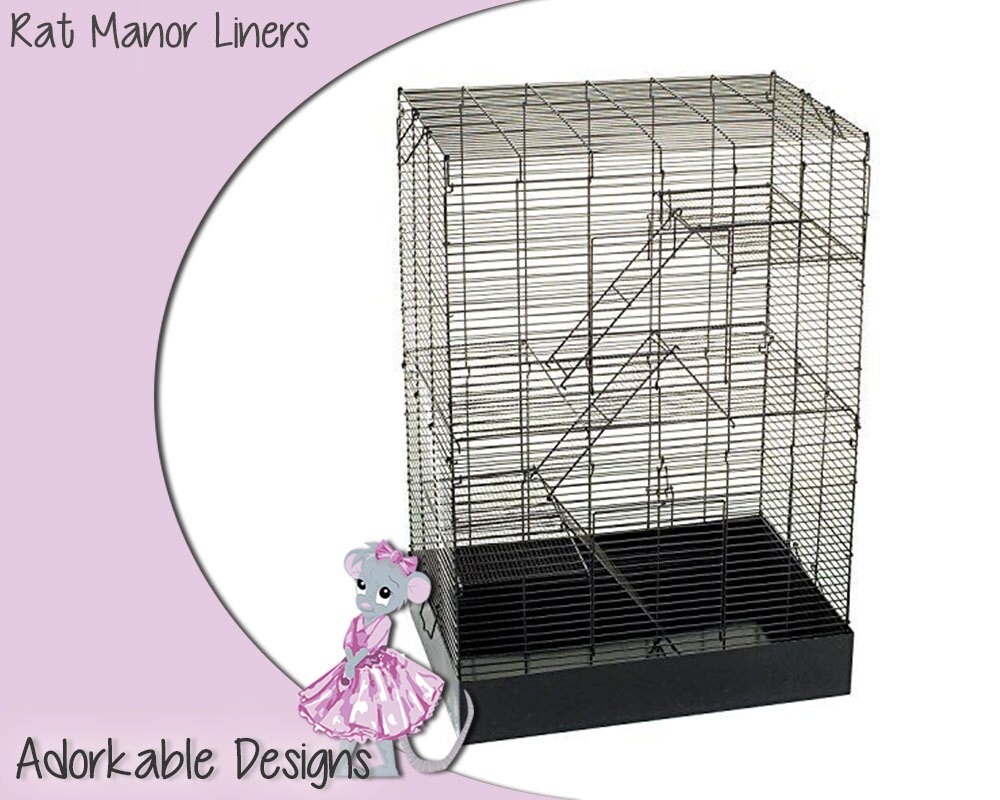 Rat Manor you and me rat cage bedding liner and pad mats. Rat Etsy