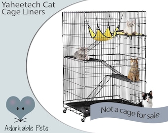 Yaheetech 4 tier cat cage liners