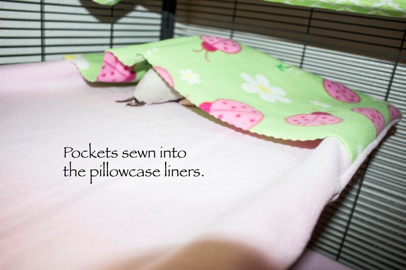 Midwest Critter Nation Pocket Liners Fleece Pillowcase Liners Etsy