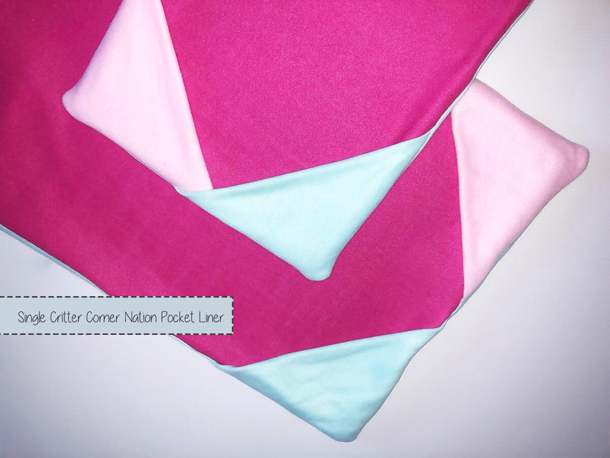 Midwest Critter Nation pocket liners fleece pillowcase liners Etsy