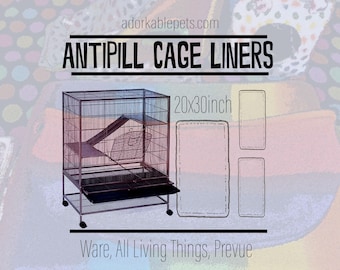 20x30 Anti-Pill Fleece Cage Liner, Guinea Pig, Rat, Ferret