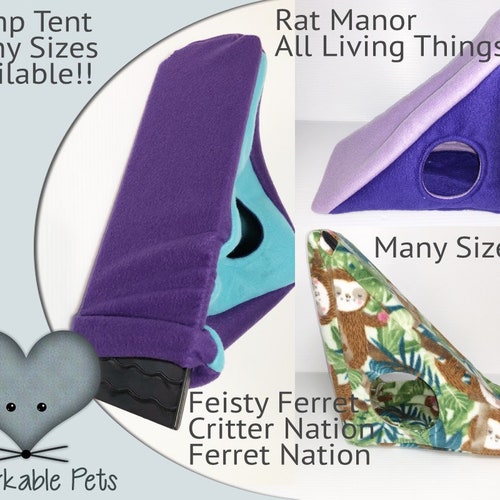 Small Animal Cage Ramp Cover Tent Critter & Ferret Nation Etsy