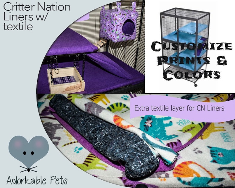 Critter Nation pillowcase liners WITH Critter Nation pillowcase liners WITH