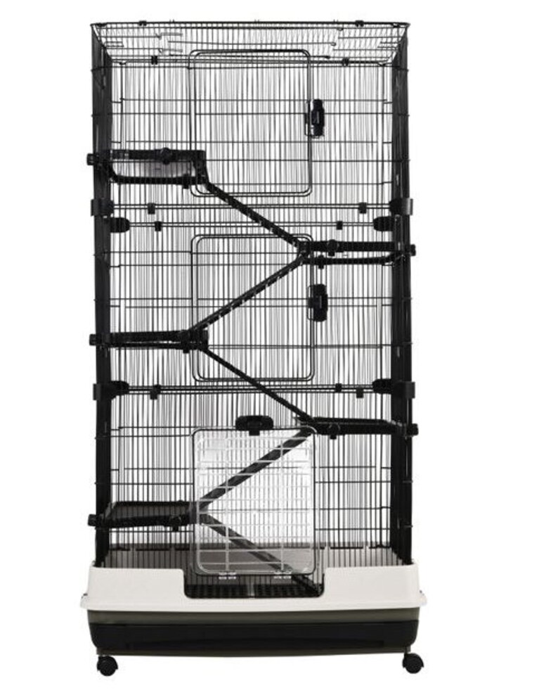 Pawhut Moveable Small Animal Cage With 5 Ramps 5 Platforms & Etsy
