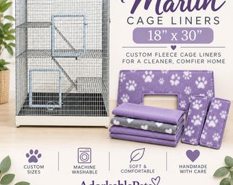 Martin's cage R-685 or R-695, R-680 fleece pad cage liner rat cage mat