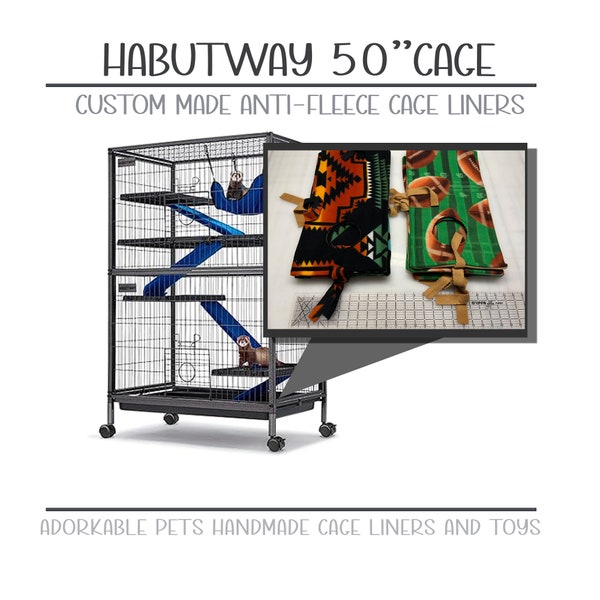 HABUTWAY 50inch Cage liners, WARE Cage Liners, YAHEETECH