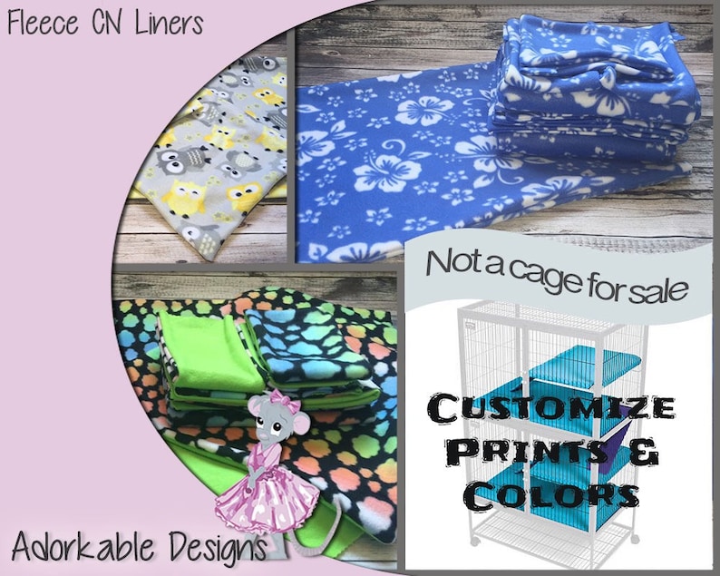 Critter Nation Pillowcase Liner DCN FCN CN Rat Chinchilla Etsy
