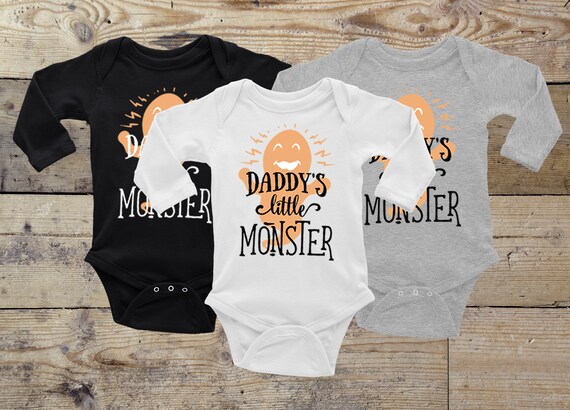 daddy's little monster onesie