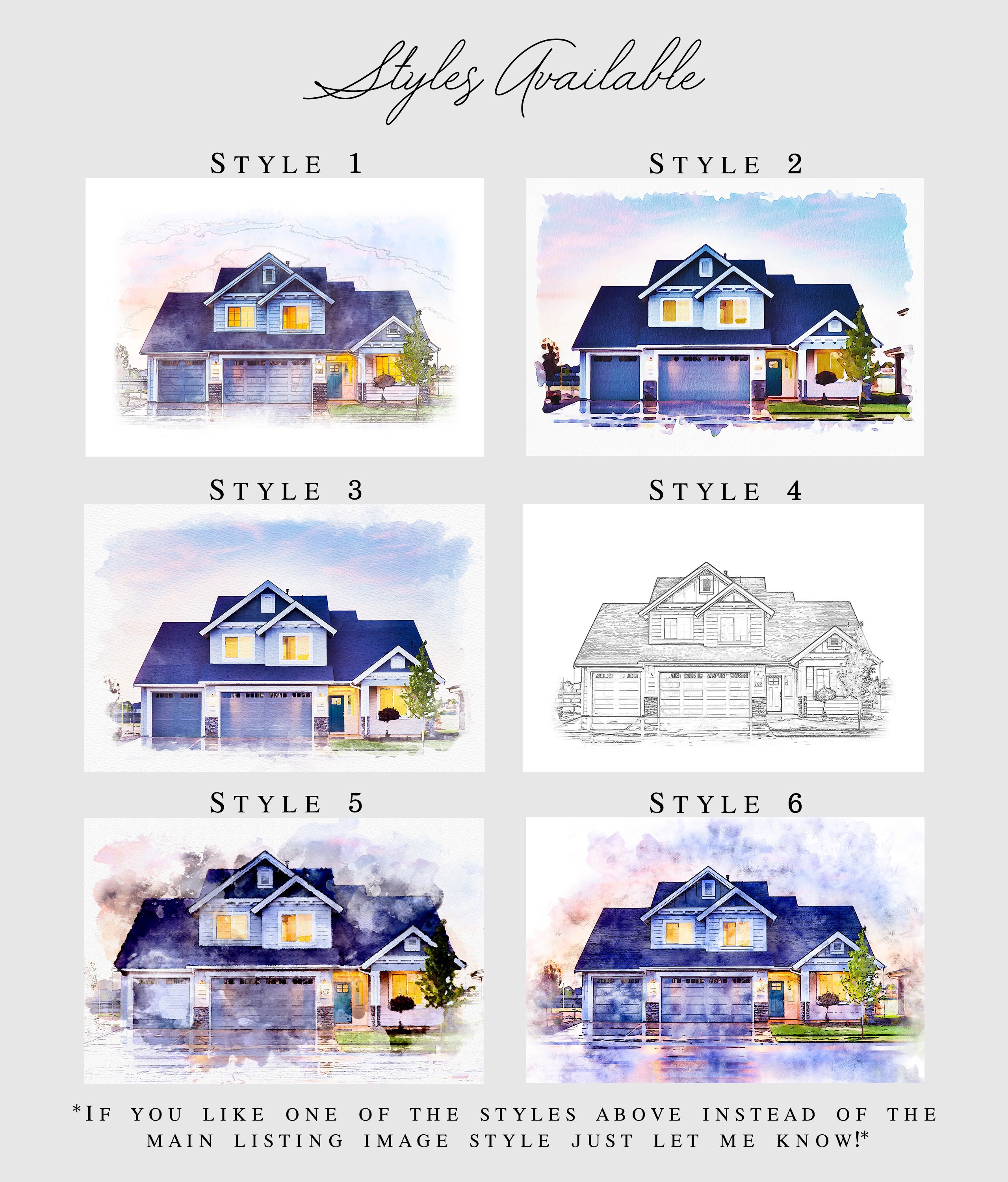 Custom Watercolor House / New Home Gift / Realtor Closing Gift ...
