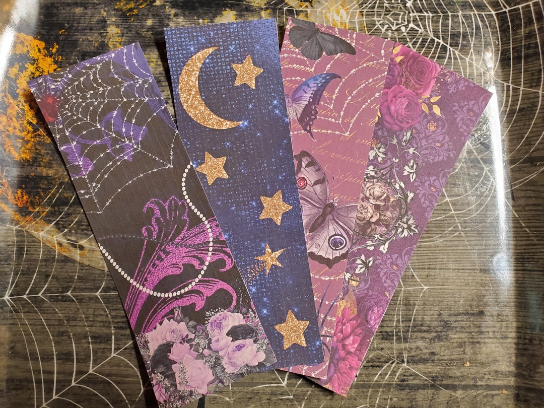 Purple Bookmark Set Digital Download - Etsy