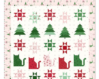 Scaredy Cat Christmas PDF Quilt Pattern