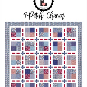 4-Patch Charm PAPER Quilt Pattern