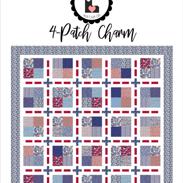 4-Patch Charm PDF Quilt Pattern