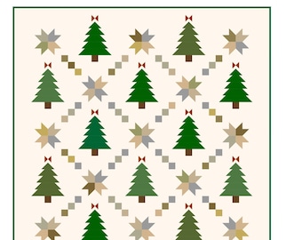 Farmhouse Pines PDF Quilt Pattern