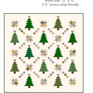 Farmhouse Pines PDF Quilt Pattern