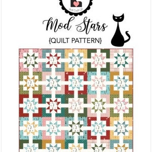 Mod Stars Paper quilt pattern