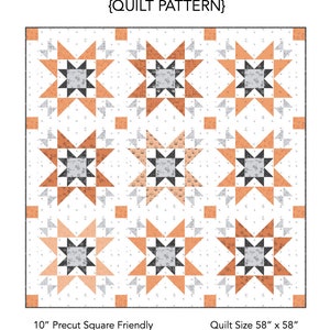 October Stars PDF Quilt Pattern image 1