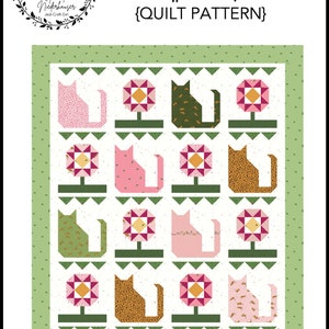 Charlotte&#39;s Garden Quilt Pattern PDF for instant Download